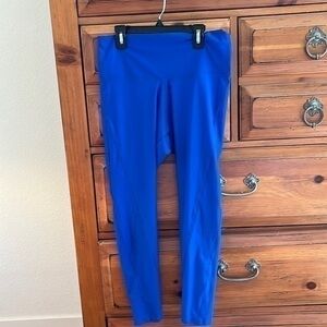 NWT Soulgani Royal Blue Recycled polyester leggings, Women’s size XL.
